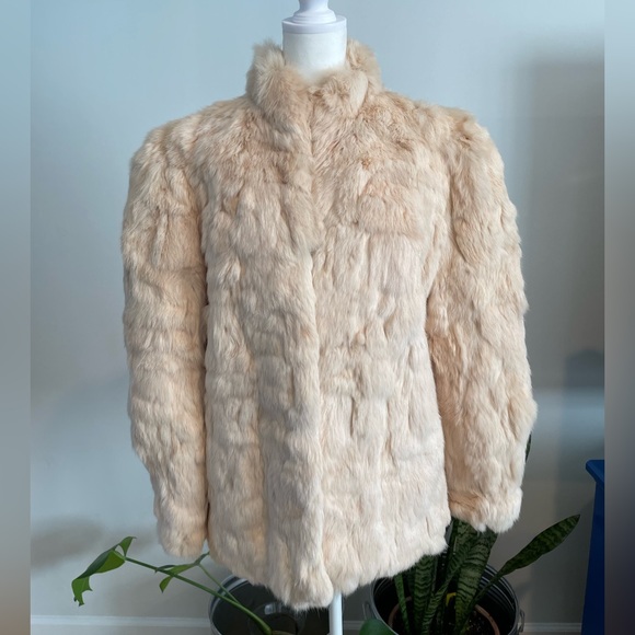 Vintage 60s/70s Rabbit Fur Jacket - Picture 1 of 9